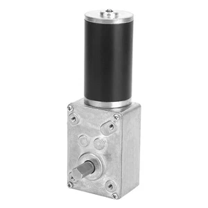 24V 200RPM Reversible Worm Gear Electric Motor 8mm Speed Reduction Gearbox - Picture 1 of 7
