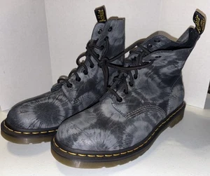 Dr. Martens 1460 Pascal Womens Size 11 Black Suede Leather Lace Up Ankle Boot - Picture 1 of 11