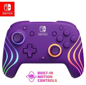 Controlador inalámbrico PDP Afterglow Wave para Nintendo Switch - Iluminación RGB - Imagen 1 de 6