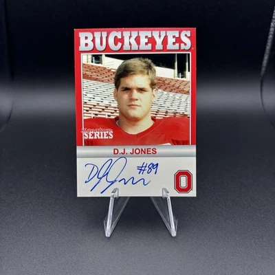 2004-09 TK Legacy Ohio State Buckeyes D.J. Jones Signature Series Auto OSU - Image 1 of 2