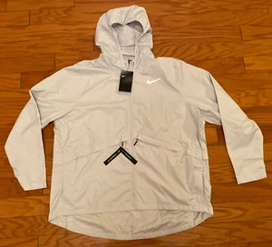 $90 NEW Nike Women's Essential REPEL Hooded Running Jacket AO8673 Sz: 2x (Plus) - Picture 1 of 5