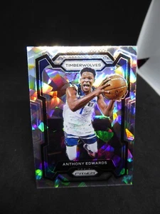 2023-24 Panini Prizm Anthony Edwards #108 Silver Cracked Ice Prizm - Bild 1 von 2