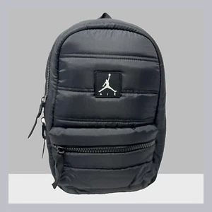 Nike Air Jordan Mini Black Backpack Unisex Jumpman Small Bag Travel 7A0855 023 - Picture 1 of 8