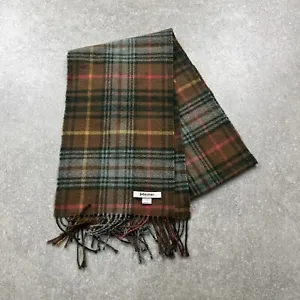Vintage Johnstons Tartan Lambswool Scarf Made In Scotland  - Picture 1 of 6
