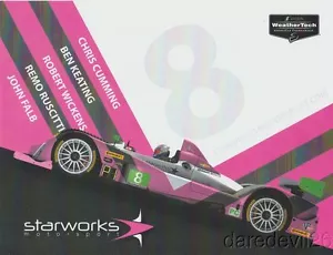 2017 Starworks Motorsport #8 Chevy Oreca PC Rolex 24 IMSA WTSC Postkarte - Bild 1 von 1