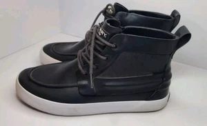 Sperry Top-Sider Mens Cutter STS17288 Black Waterproof Rain Boots Size 8 M Black - Picture 1 of 10