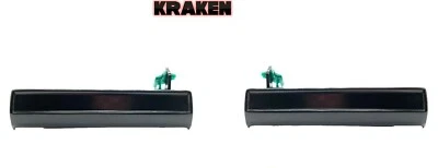 Par de manijas de puerta exterior para Chevy S10 GMC Sonoma 1982-1993 metal negro Foto 1 de 4