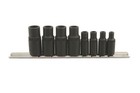 MAGNETIC TAP SPECIAL SQUARE SOCKET SET 1mm - 8mm ON STORAGE RAIL