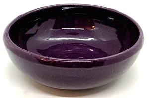 Bybee Pottery Purple Speckled Signed BB 7.25" Bowl Unique Glaze Beautiful! - Picture 1 of 8