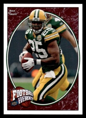 2008 Upper Deck Heroes Ryan Grant #86 Green Bay Packers - Image 1 of 2