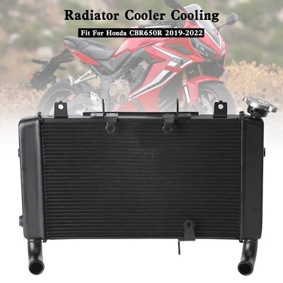 Aluminium Engine Radiator Cooler Cooling Fit For Honda CBR650R 2019-2022 - Image 1 of 4