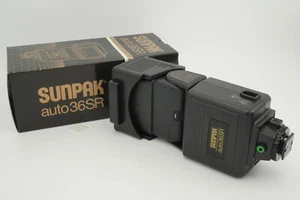 [¡Raro!] Luz de velocidad SUNPAK auto36SR con TL-8 de Japón #B074 - Imagen 1 de 12
