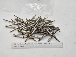 50 Pcs Cherry Flush Head Blind Rivets CR3212-4-8, CR3212-4-08, 1/8" Diameter - Bild 1 von 2