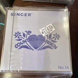 SINGER Country & Garden Embroidery Card # 14 For Quantum XL1000 Sealed - Picture 1 of 3