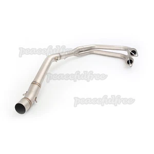 For Yamaha YZF R25 R3 2015-2023 MT03 Motorcycle Exhaust Header Front Link Pipe - Picture 1 of 12