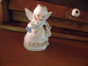 G C Japan Fine China handbemalte Januar Engel Figur S1361 - Bild 1 von 6