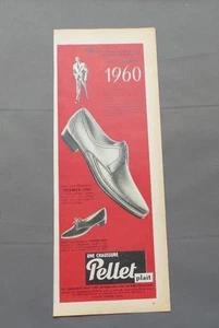 PUB PUBLICITE ANCIENNE ADVERT CLIPPING 230517 CHAUSSURE PELLET PLAIT LIGNE 1960 - Imagen 1 de 1
