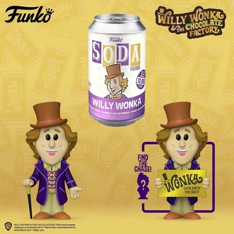 Funko Soda Figure Willy Wonka & The Chocolate Factory 1:6 Chance of Chase LE 10k Cover