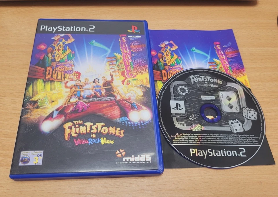 PS2 The Flintstones in Viva Rock Vegas Playstation 2 PAL UK VERY GOOD Condition - Image 1 of 4