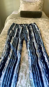 Descente Stipe Print Snowboard Ski Pants Size US 16 Women’s Insulated Waterproof - Picture 1 of 6