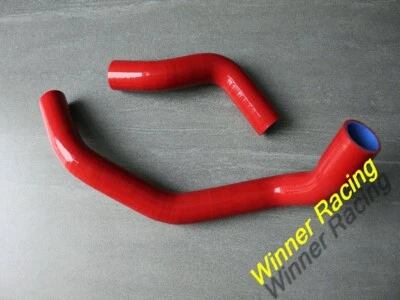 Fit Toyota Celica All-Trac ST165 3S-GTE 1988-1989 SILICONE RADIATOR HOSE RED - Image 1 of 4