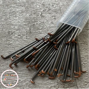 Agujas de corona de enraizamiento renacido Heidifeathers® 10 x 40G - punta marrón - cabello, micro - Imagen 1 de 11