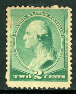 USA 1887 Washington 2¢ Green Scott #213 MNH I860 - Picture 1 of 6