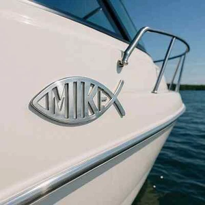 Custom Metal Sports Logo Car Emblem Badge, Car Accessories Man Cave Decor 2 - Picture 1 of 6