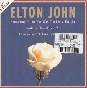 ELTON JOHN Something about the way you look tonight | 2-Track Maxi-CD Cardsleeve - Imagen 1 de 3