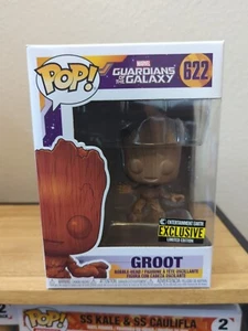 Funko Pop! Guardians of the Galaxy: Groot (Wood) #622 - Entertainment Earth - Bild 1 von 6