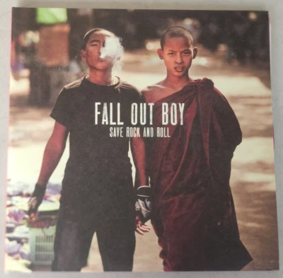 Fall Out Boy Save Rock and Roll Translucent Red Vinyl Record W/Insert - Image 1 of 4