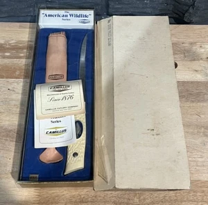 Vintage Camillus Fillet Fish Knife American Wildlife Series #1006 NEW WITH BOX - Picture 1 of 8