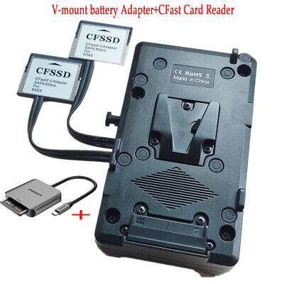 CFast To M.2 SATA SSD V-mount Battery Adapter For URSA Mini PRO Canon XC10 /C300 • 229.41€