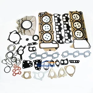 6420120066 OM642 Engine Head Gasket Kit with Crankshaft Seal Rear For Benz 3.0L - Picture 1 of 2