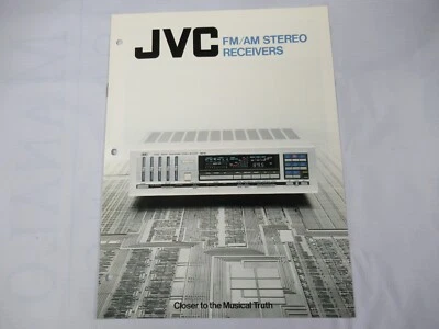 JVC Stereo Receiver R-X80 R-X60 R-K20 R-K10 Original Catalogue brochure Japan - Image 1 of 4