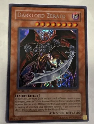 Yugioh Darklord Zerato 1st Edition Secret Rare PTDN-EN081 VLP - Image 1 of 4
