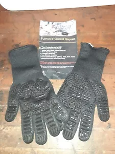 MOAMI Ofenschutzhandschuhe hitze- & schwer entflammbar bis 932°F Silikongriff NEU - Bild 1 von 2