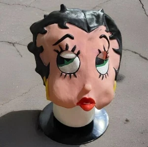 Vintage Betty Boop Latex Costume\Halloween Mask-One Size Large-Fits Most *RARE* - Picture 1 of 10