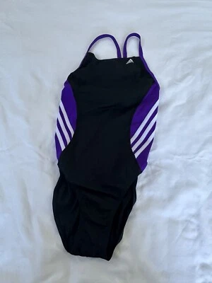 Adidas Solid Splice Vortex Swimsuit AWX8410 Size 22 Retail $78 - NWT - Image 1 of 3