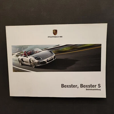 Betriebsanleitung PORSCHE  BOXSTER BOXSTER S  2013 2014  Bordbuch Handbuch - Bild 1 von 3