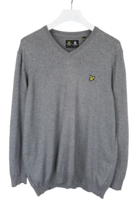 Мужской свитер Lyle & Scott размер XL пуловер смесь шерсти мериноса серый - Изображение 1 из 4