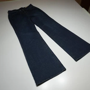 Ann Taylor Trouser Jeans Womens 4 Curvy Wide Boot Leg Flexible Blue Denim NWT - Picture 1 of 18