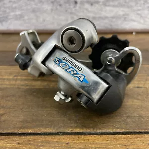 Vintage Shimano Sora Rear Derailleur RD-3300 Silver LONG Cage Road Triple A4 - Picture 1 of 9