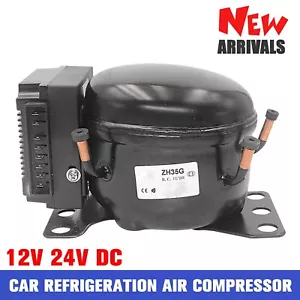 12V 24V DC Car Refrigeration Air Compressor Fridge Freezer Marine Solar QDZH35G - Picture 1 of 12