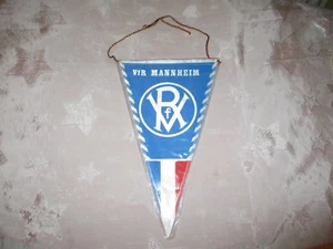 VfR Mannheim Original 70iger Jahre Wimpel "VfR MANNHEIM VfRWappen" Neu - Picture 1 of 3