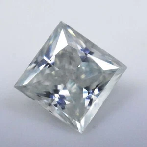 1.15 Ct Princess D Color 6 MM Brilliant Moissanite Top Quality Loose Gemstone - Picture 1 of 4