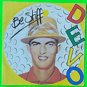 Devo - Be Stiff  / Social Fools  7"(Pic) (Orig)    Punk /Elictronic  - Picture 1 of 4
