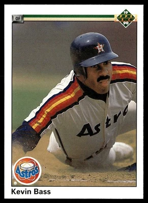 1990 Upper Deck Kevin Bass Houston Astros #302 - Image 1 of 2