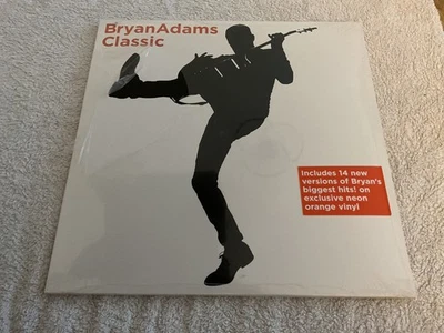 BRYAN ADAMS LIMITED CLASSIC HITS ORANGE 12" VINYL RECORD ALBUM LP NEW SEALED - Image 1 of 4