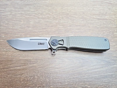 Faca CRKT Homefront Field Strip (3,5" cetim) K270GKP design de cebola Olive Ken - Imagem 1 de 4